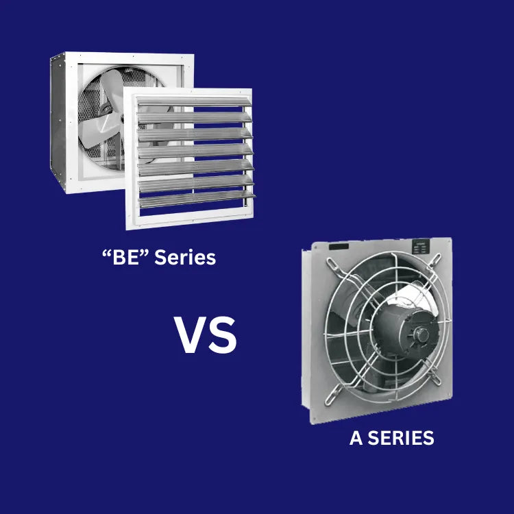 Choosing the Right Ventilation Solution: Reversomatic A Series (Direct Drive) vs. BE Series (Belt Driven) Choosing the Right Ventilation Solution: Reversomatic A Series (Direct Drive) vs. BE Series (Belt Driven)